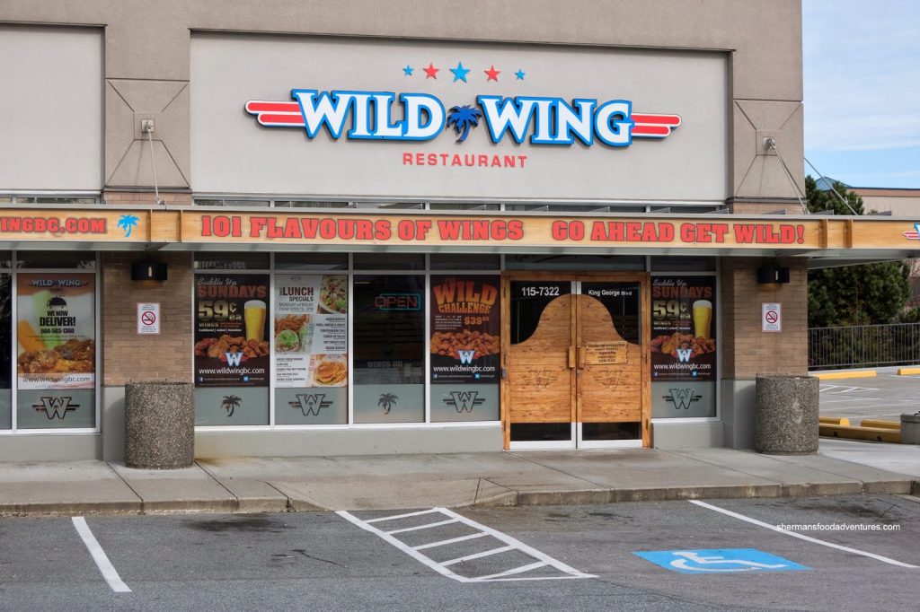wild wings menu